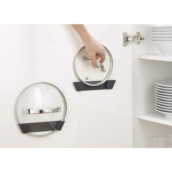 No Brand Pot Pan Lid Holders Wall Mount Self Adhesive Organizer - Set of 4 - GUC - Picture 1 of 15